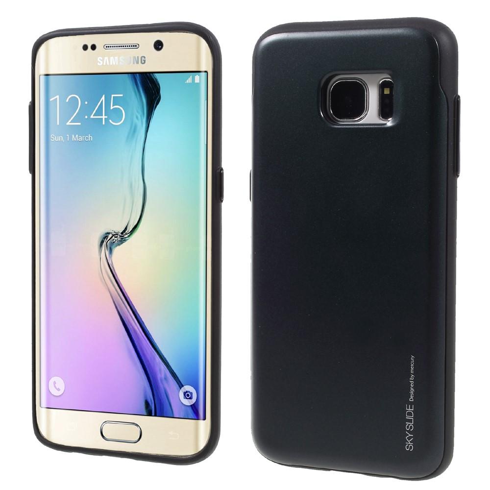 Mercury Sky Slide Skal till Samsung Galaxy S7 Edge - Svart | 2353 | AlltMobil