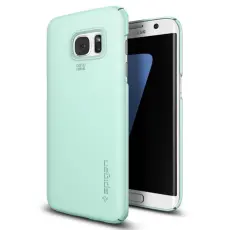 Spigen - SPIGEN Thin Fit Skal till Samsung Galaxy S7 Edge - Mint