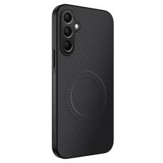 WANLONFENG - WANLONFENG Mobilskal till Samsung Galaxy S26 Kolfiber Textur Plast - Svart