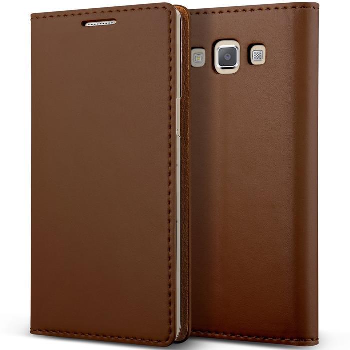 Verus Crayon Plånboksfodral till Samsung Galaxy A7 - Brun