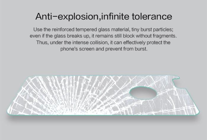 Nillkin - Nillkin Amazing H+ Härdat Glas Skärmskydd Baksidesskydd iPhone 6/6S