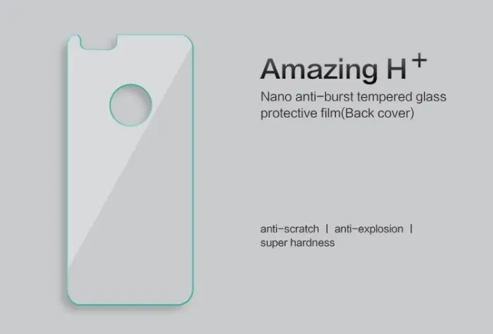 Nillkin - Nillkin Härdat Glas Skärmskydd till baksida till iPhone 6/6S