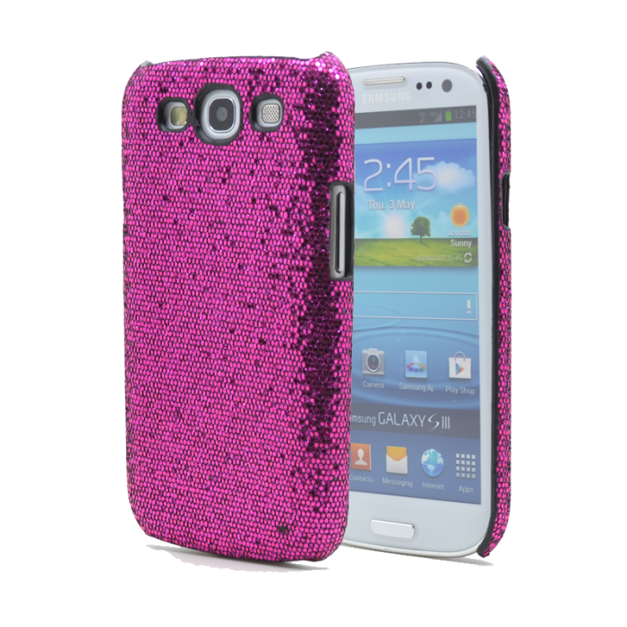 OEM - Sparkle Baksideskal tillSamsung Galaxy S3 i9300 (Lila)
