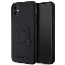 KARL LAGERFELD - Karl Lagerfeld Mobilskal till iPhone 11/XR Rubber Karl Head 3D
