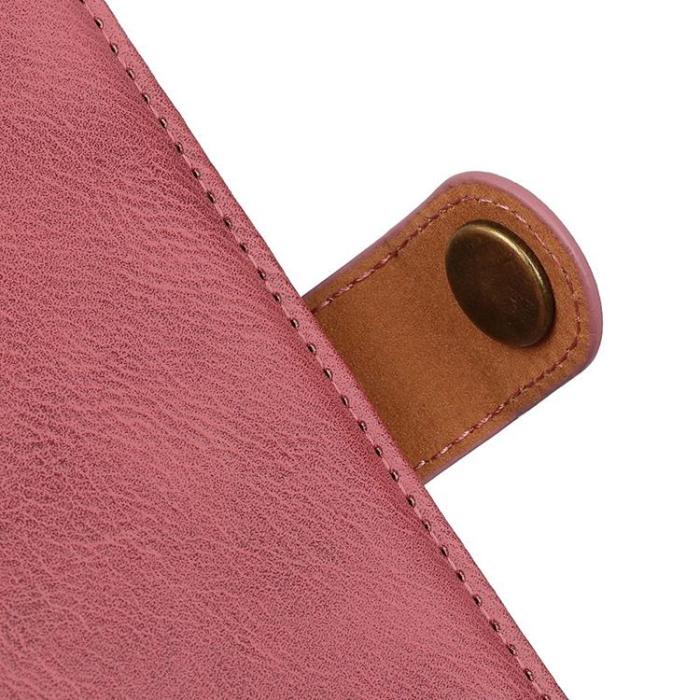 KHAZNEH - KHAZNEH Sony Xperia 5 IV Plånboksfodral PU-Läder - Rosa