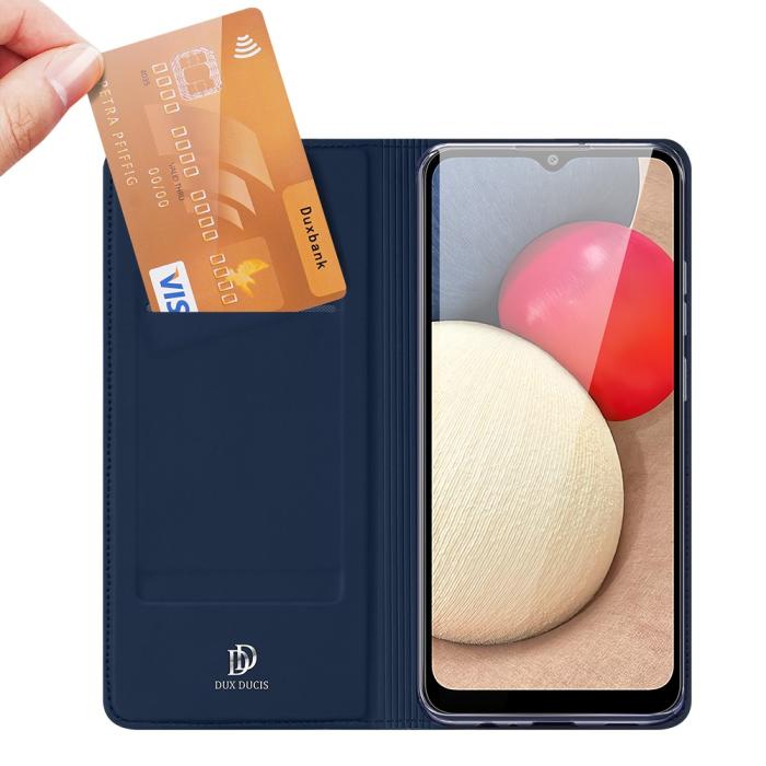UTGATT - DUX DUCIS Plånboksfodral Samsung Galaxy A02s - Blå