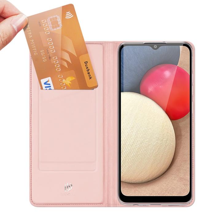 Dux Ducis - DUX DUCIS Plånboksfodral Samsung Galaxy A02s - Rose Gold