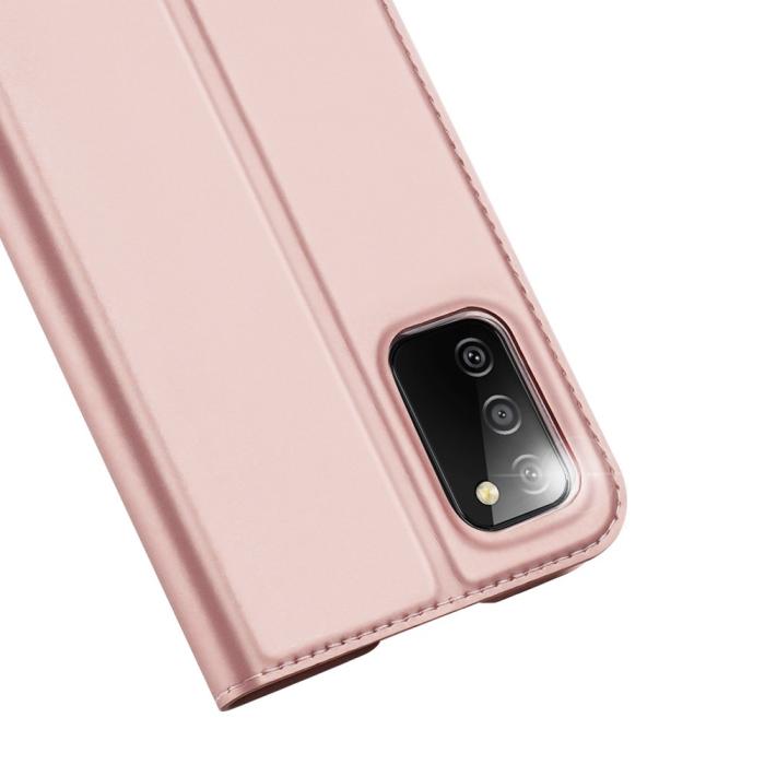 Dux Ducis - DUX DUCIS Plånboksfodral Samsung Galaxy A02s - Rose Gold