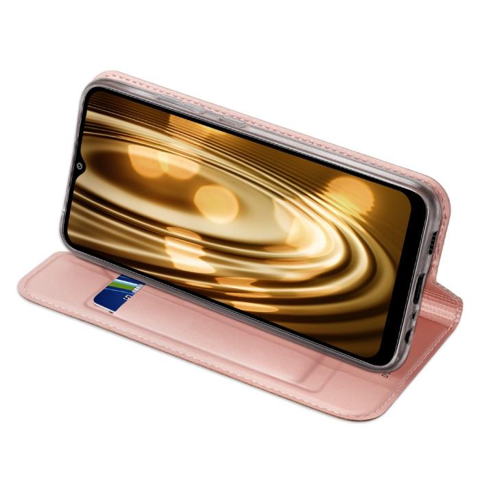 Dux Ducis - DUX DUCIS Plånboksfodral Samsung Galaxy A02s - Rose Gold