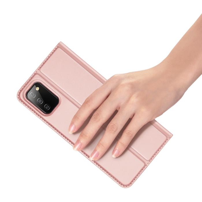 Dux Ducis - DUX DUCIS Plånboksfodral Samsung Galaxy A02s - Rose Gold