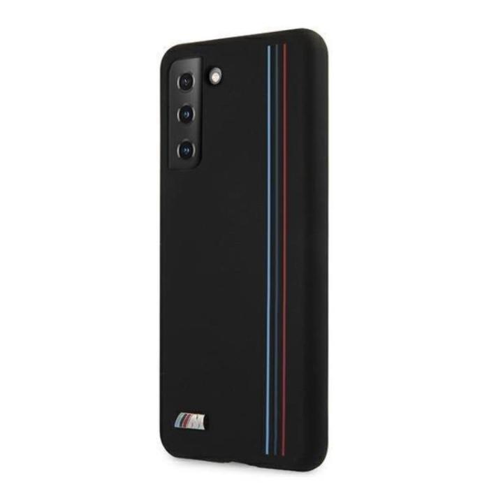 BMW - BMW Silicone Stripes M Collection Skal Galaxy S21 Plus 5G - Svart