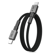 Tech-Protect - Tech-Protect USB-C Till USB-C Kabel 1m - Iron Grå