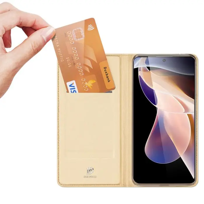 Dux Ducis - Dux Ducis Xiaomi Poco X4 NFC 5G Fodral Skin Series - Guld
