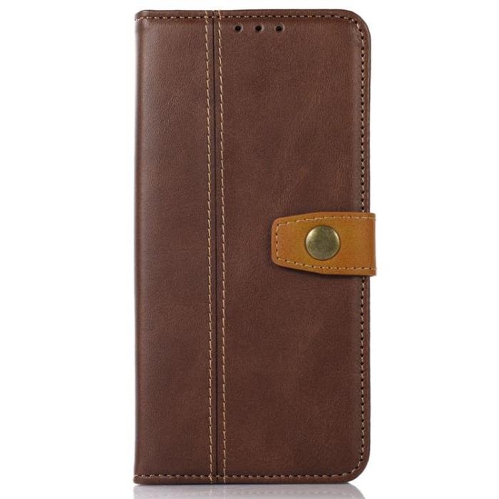 A-One Brand - Galaxy Xcover 6 Pro Plånboksfodral Folio Flip - Brun