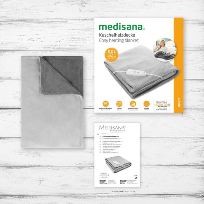 MEDISANA - Medisana Värmefilt HB675 XXL 200x150cm