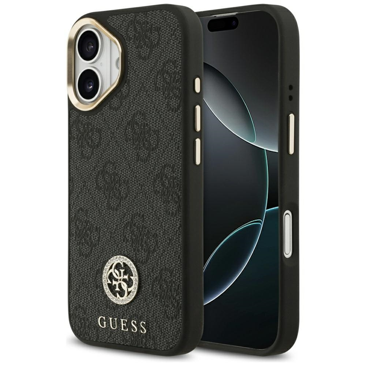 Guess Mobilskal till iPhone 17 Magsafe Strass Logo - Svart | 2353 | AlltMobil
