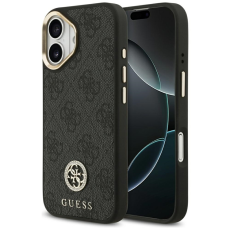 Guess - Guess iPhone 17 Mobilskal Magsafe Strass Logo - Svart
