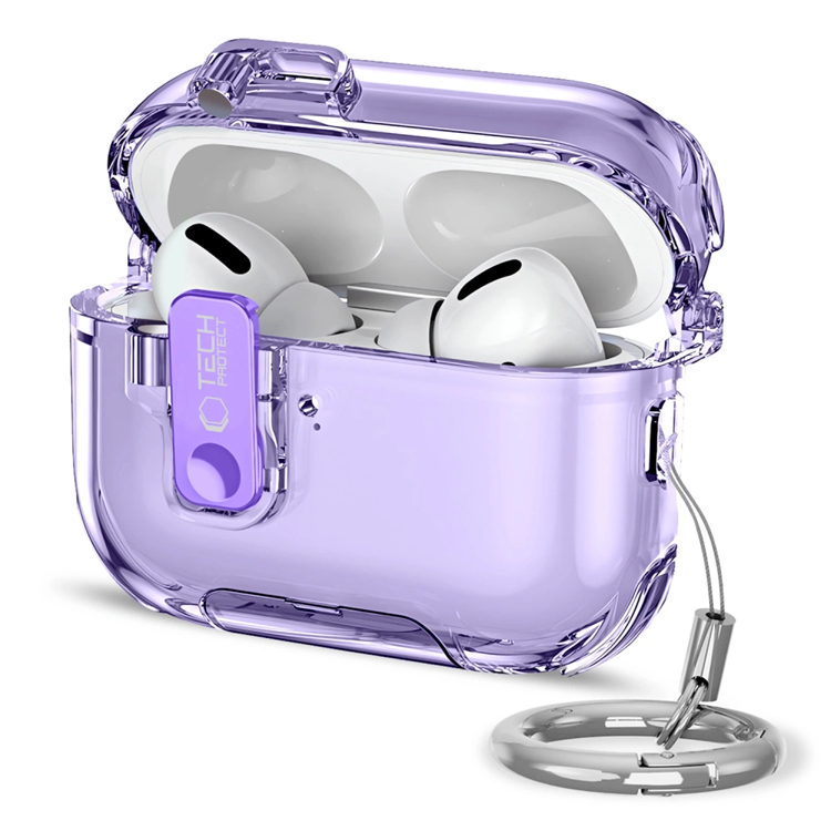 Tech-Protect Skal För Apple Airpods Pro 3 Bounce Pro - Lavender | 2353 | AlltMobil