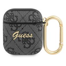 Guess - Guess AirPods 1/2 Skal Script Metal Collection - Gr&aring;