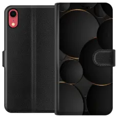 Gustaf - Pl&aring;nboksfodral till Apple iPhone XR med Lyxig Cirklar