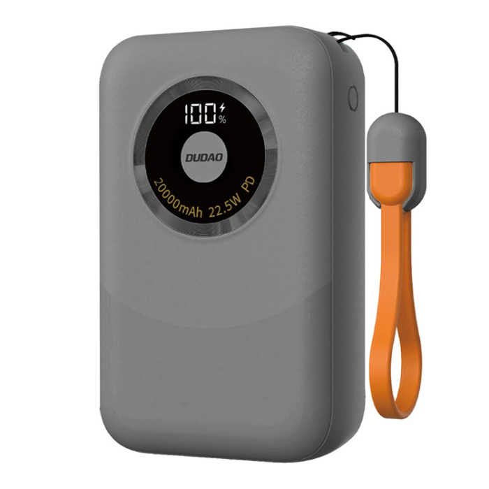 Dudao - Dudao Powerbank 10000mAh 22.5W USB-A/USB-C - Grå