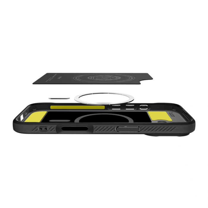 Spigen - Spigen iPhone 17 Mobilskal Magsafe Rugged Armor - Matte Svart