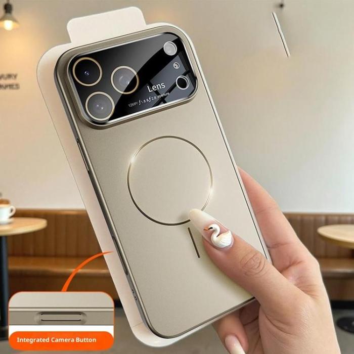 A-One Brand - iPhone 17 Pro Mobilskal MagSafe Skin Touch - Titan
