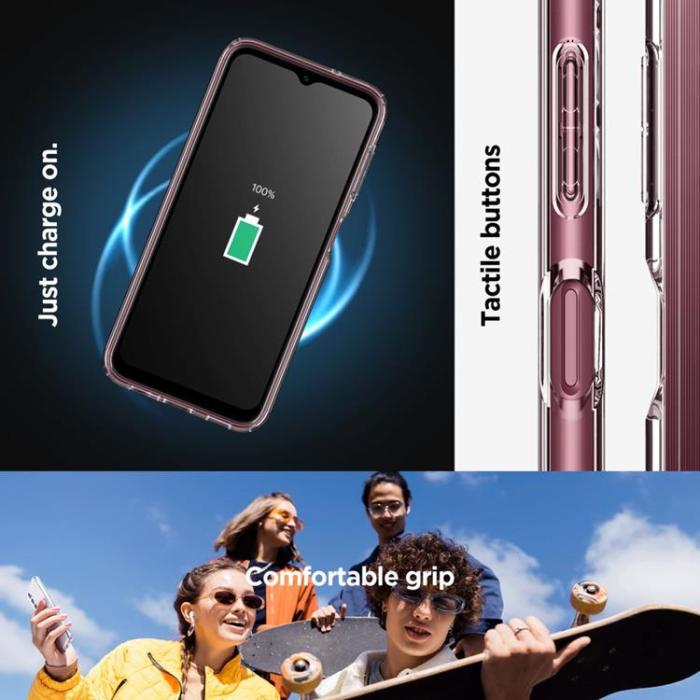 UTGATT - Spigen Galaxy A14 4G Mobilskal Ultra Hybrid - Crystal Clear
