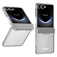 A-One Brand - Galaxy Z Flip 7 Mobilskal Electroplating PC Folding - Silver