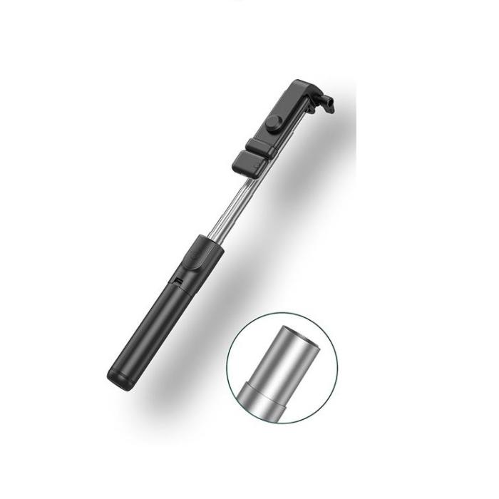 A-One Brand - Selfie Stick Folding Stand Bluetooth med Remote Control - Rosa