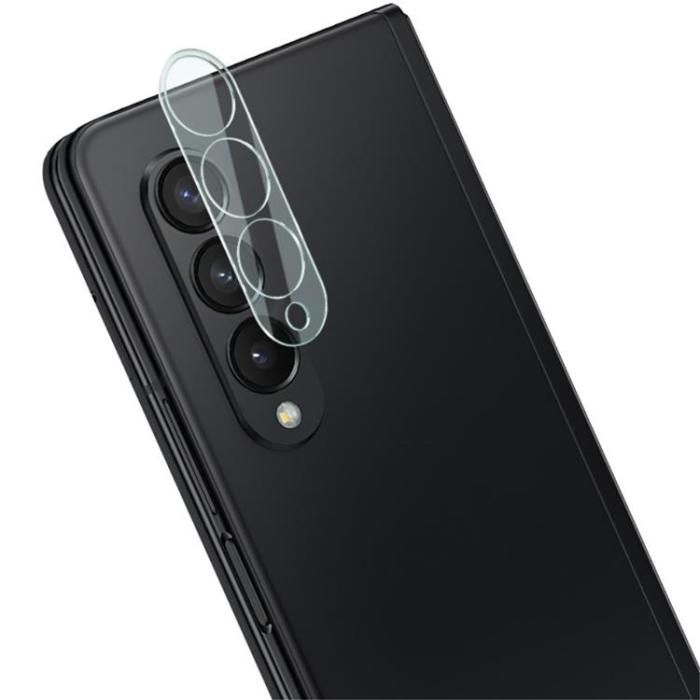 OEM - [1-PACK] Galaxy Z Fold 4 Kameralinsskydd i Härdat glas 3D - Clear