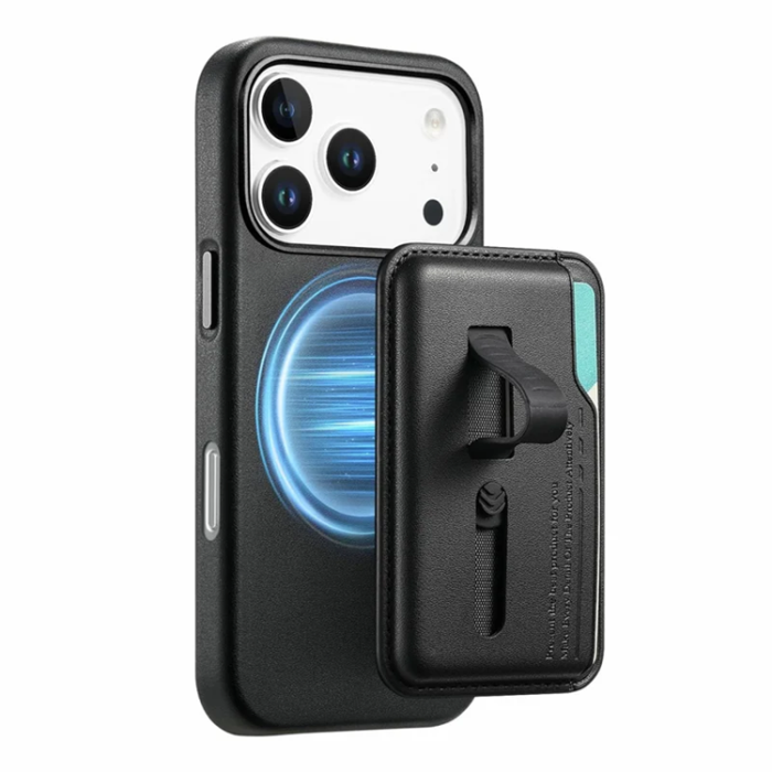 A-One Brand - iPhone 17 Pro Max Mobilskal Magsafe Detachable korthållare