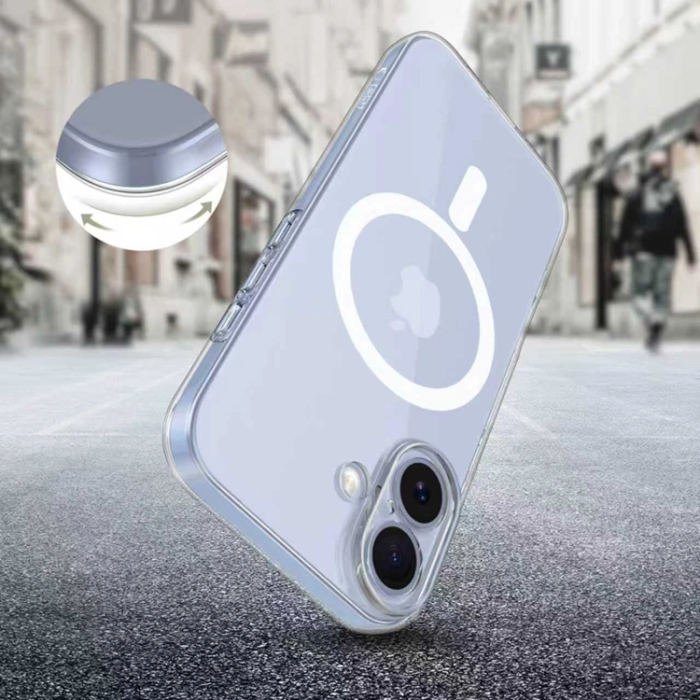 Tech-Protect - Tech-Protect iPhone 17 Mobilskal Magsafe Flexair - Clear