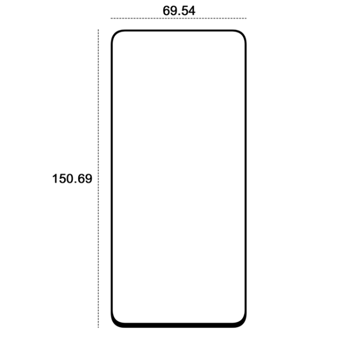 Etteri - Etteri Galaxy S21 FE Härdat Glas Skärmskydd 9D - Svart
