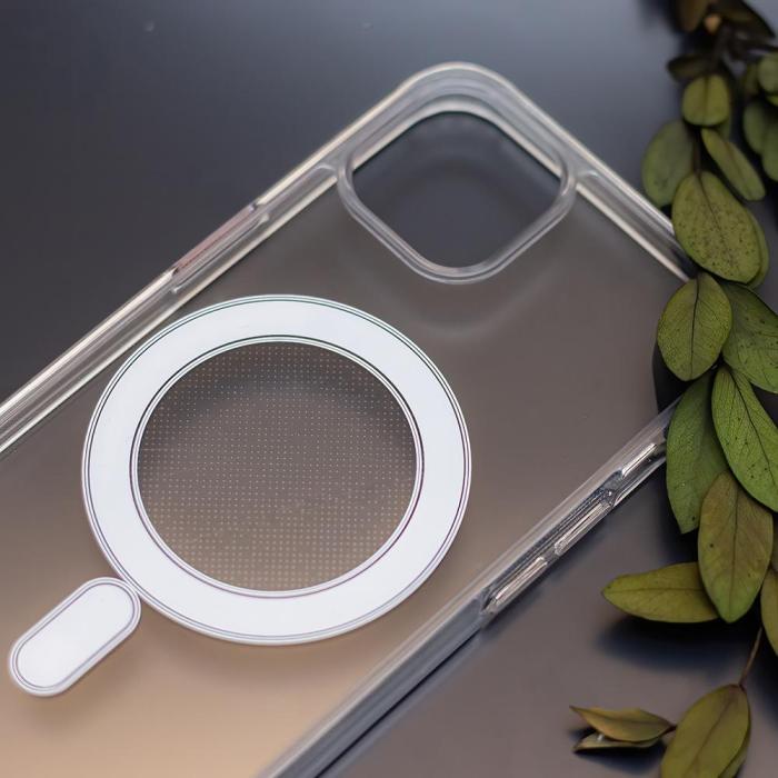 TelForceOne - Stötdämpande Mag fodral för iPhone 12/12 Pro Transparent