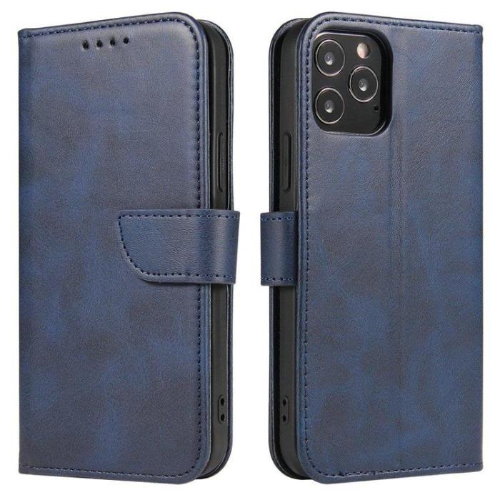 UTGATT5 - Magnet Elegant Kickstand Fodral Huawei Y5p - Blå