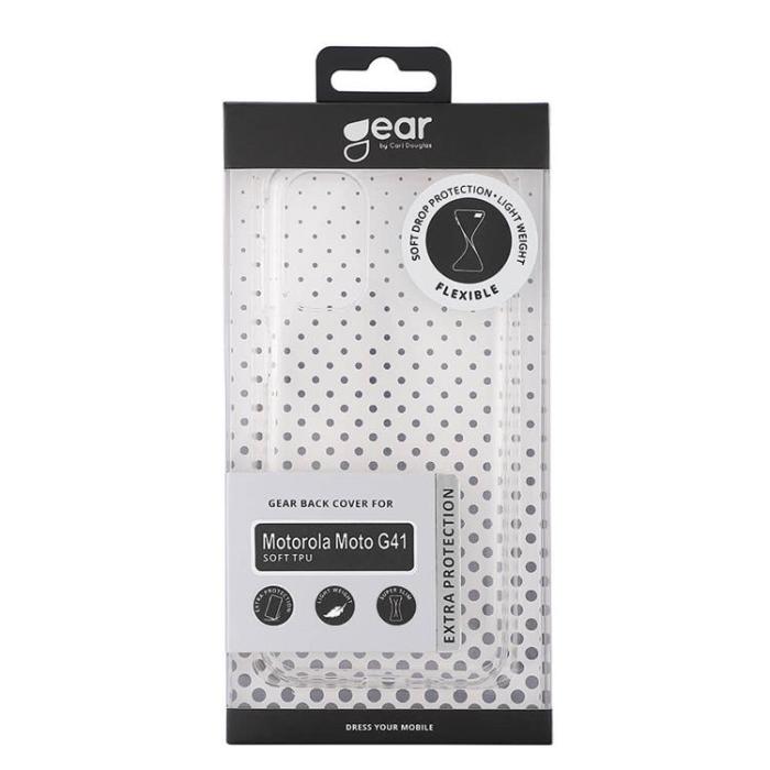 GEAR - GEAR TPU Skal Motorola Moto G41 - Transparent