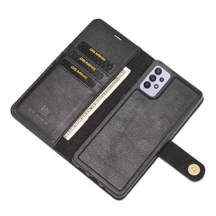 DG.MING - DG.MING 2-in-1 Plånboksfodral Galaxy A32 5G - Svart