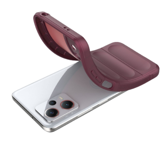 OEM - Xiaomi Redmi Note 12/Poco X5 Mobilskal Magic Shield - Vinröd