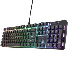 Trust - Trust GXT 871 Zora Mekaniskt gamingtangentbord Nordisk layout