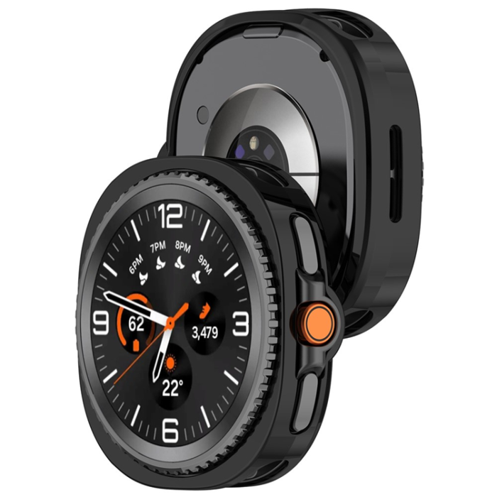 A-One Brand - Galaxy Watch 8 Classic (46mm) Skal TPU Electroplating - Svart
