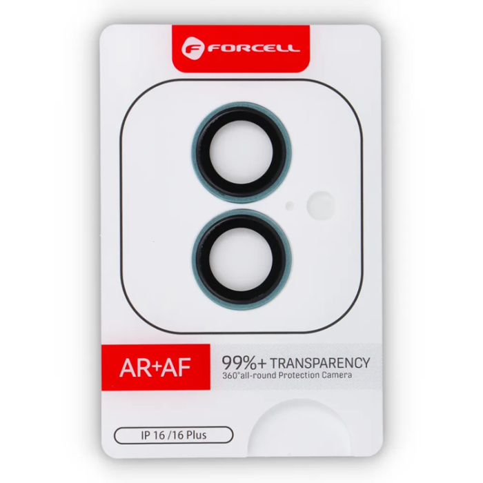 Forcell - Forcell iPhone 16 /16 Plus Härdat Glas Kameraskydd Premium
