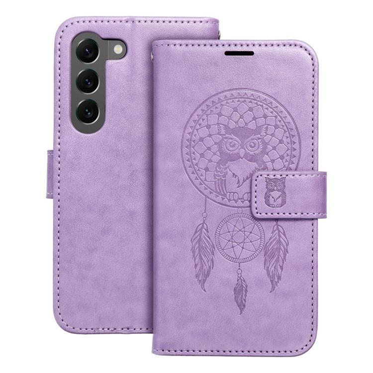 Galaxy S23 Plånboksfodral Mezzo Book Dreamcatcher - Lila