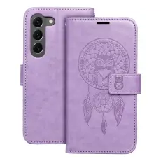 OEM - Galaxy S23 Plånboksfodral Mezzo Book Dreamcatcher - Lila