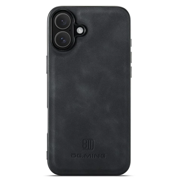 DG.MING Mobilskal till iPhone 16 Plus Hybrid Läder - Svart | 2353 | AlltMobil