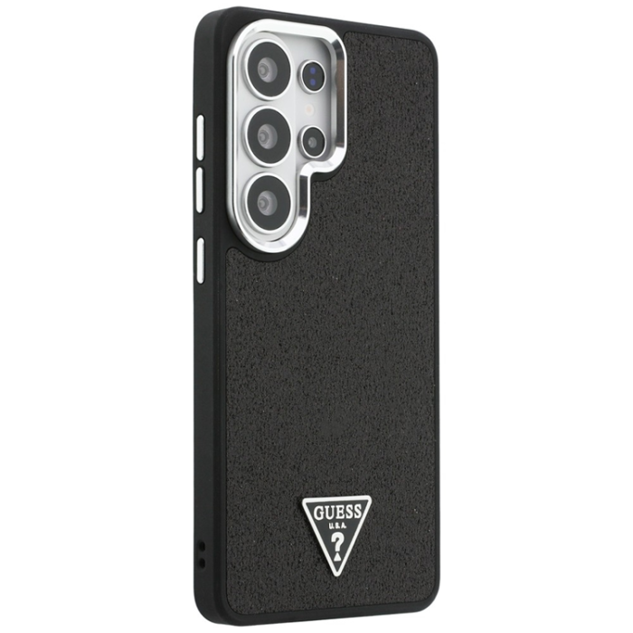 Guess - Guess Mobilskal För Galaxy S26 Ultra MagSafe Fixed Glitter Triangle - Svart