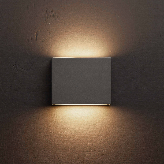 LLITT - LLITT Per II Väggarmatur LED IP54 3000K 6W 430lm - Antracit