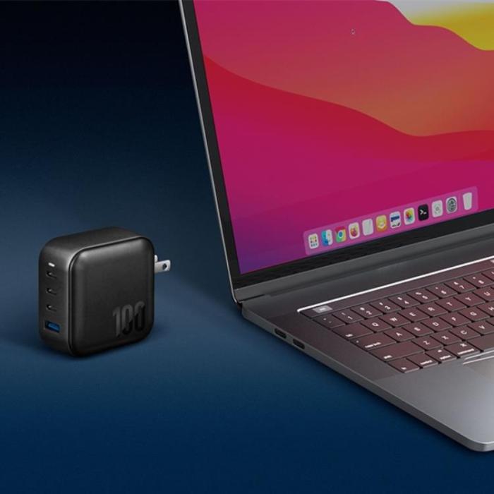 ENERGEA - Energea Snabbladdare 100W 3xUSB-C 1xUSB-A PD-PPS-QC