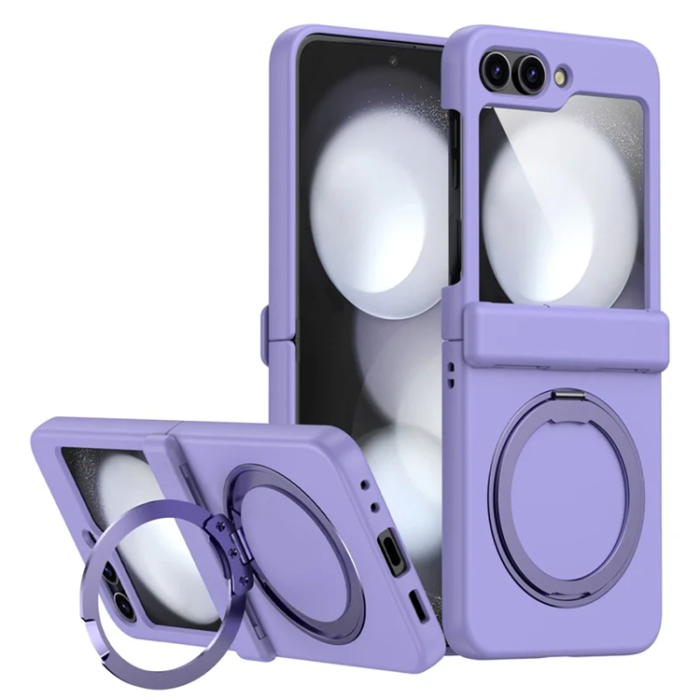 A-One Brand - Galaxy Z Flip 7 Mobilskal Magsafe Spring Hinge - Lila