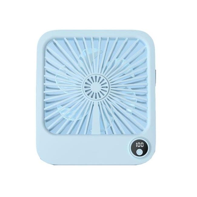 Skrivbordsfläkt med Justerbart Stativ W30 - Blå | 264 | AlltMobil